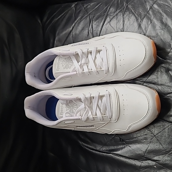 Reebok white leather sneakers  for man size 10 for 🇺🇸 - Picture 4 of 11